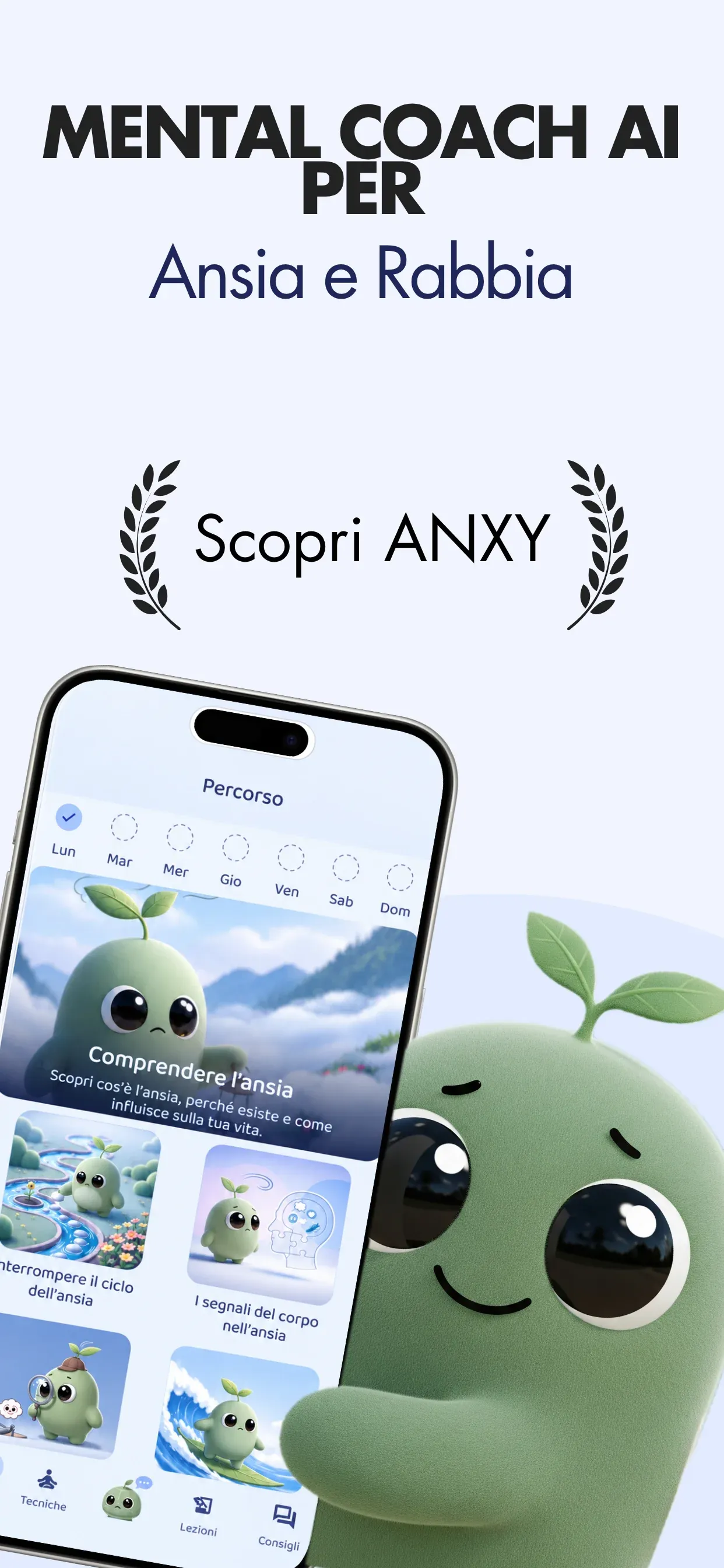 Anxy — Anxy · auto-aiuto per l’ansia quotidiana