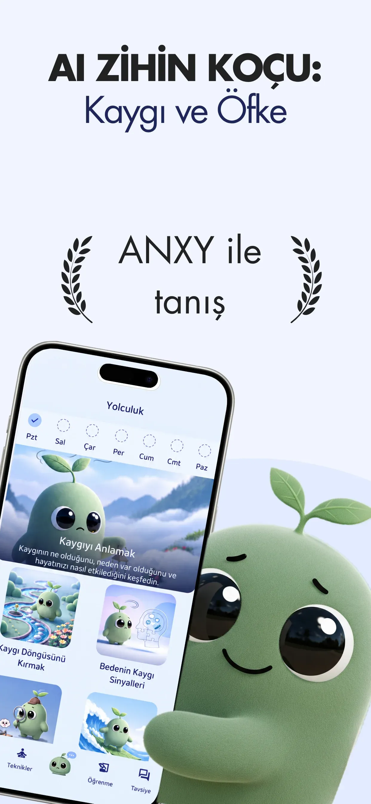 Anxy — Anxy · günlük kaygı için öz-yardım
